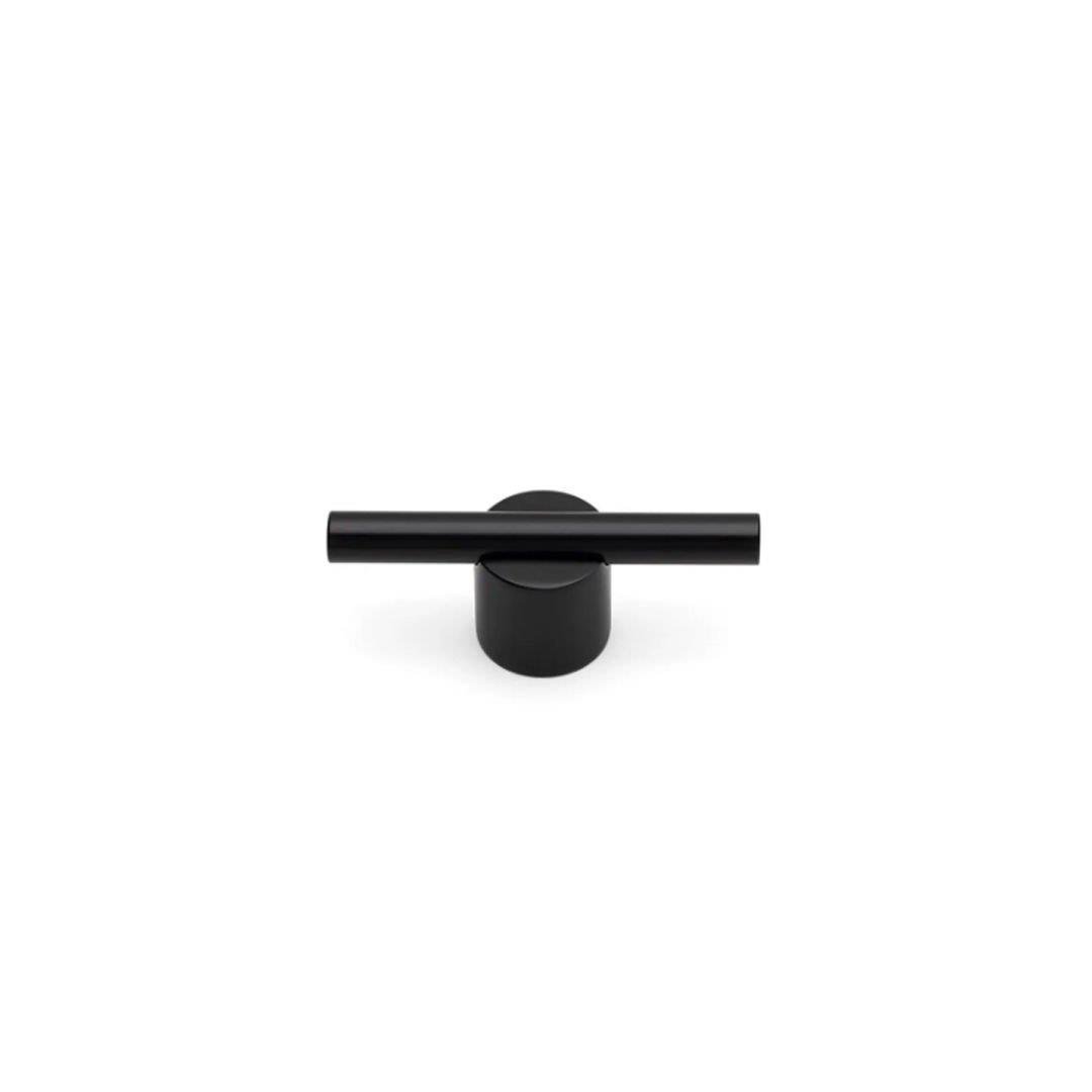 7415 Çift Delikli Kulp Siyah Renk Çap 82 mm