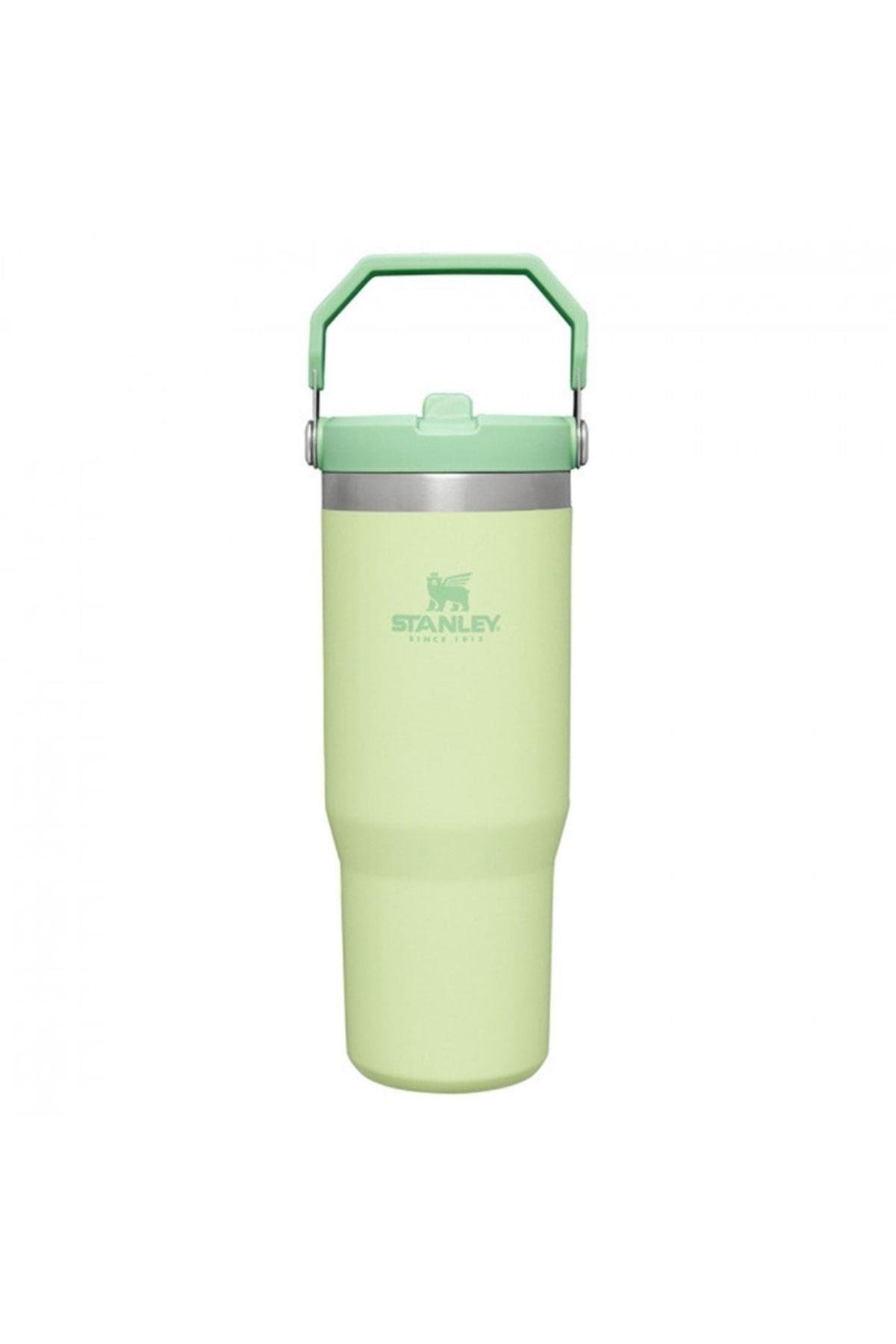 Stanley The IceFlow Flip Straw Pipetli Termos Bardak 0,89 LT - Yeşil