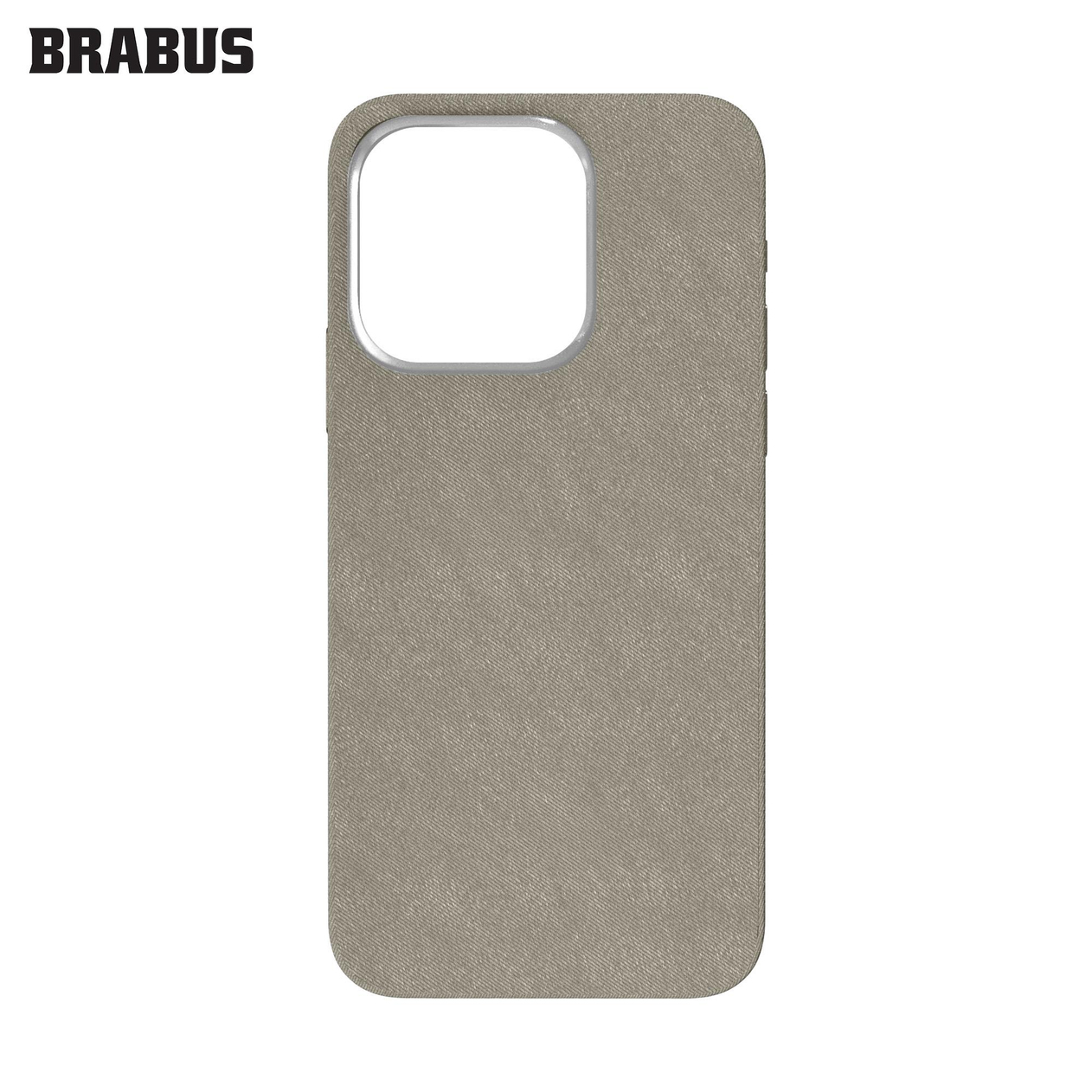 BRABUS iPhone 15 Pro Max Gizli MagSafe Özellikli Dışı Süet içi Kadife Kaplamalı Paradox Kılıf