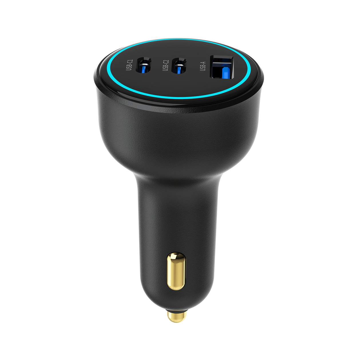 X-LEVELXC4054 138W QC 3.0 PD Fast Hızlı Çift USB-C / TYPE-C USB-A 3 Çıkışlı Araç içi Çakmaklık Şarj Aleti