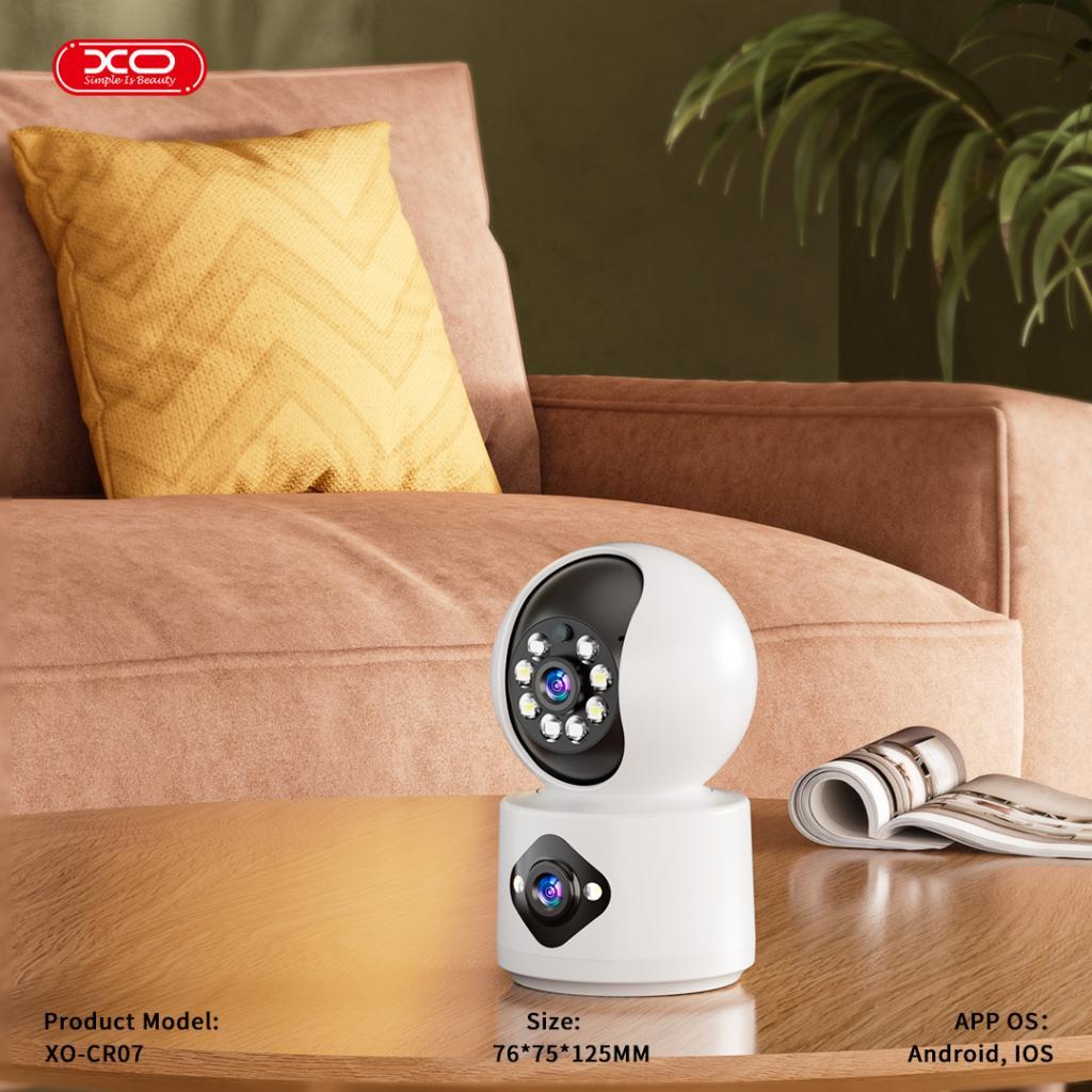 XO CR07 2.4GHz Wi-Fİ Bağlantı Çift Kameralı Gece Görüşlü HD Akıllı Kamera