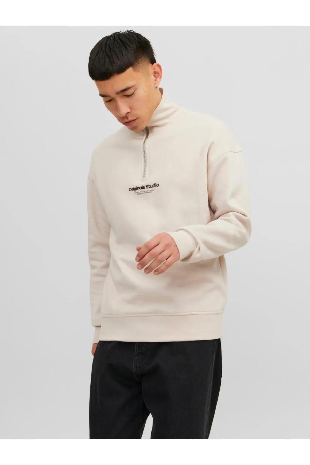 JACK&JONES JORVESTERBRO SWEAT QUAERTER ZIP HN NOOS ERKEK SWEATSHIRTJACK&JONES12241777