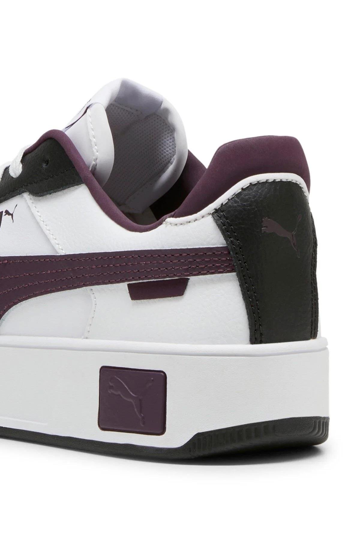 Puma Carina Street Kadın Sneaker Beyaz Mor Ayakkabı 38939027Puma389390-27