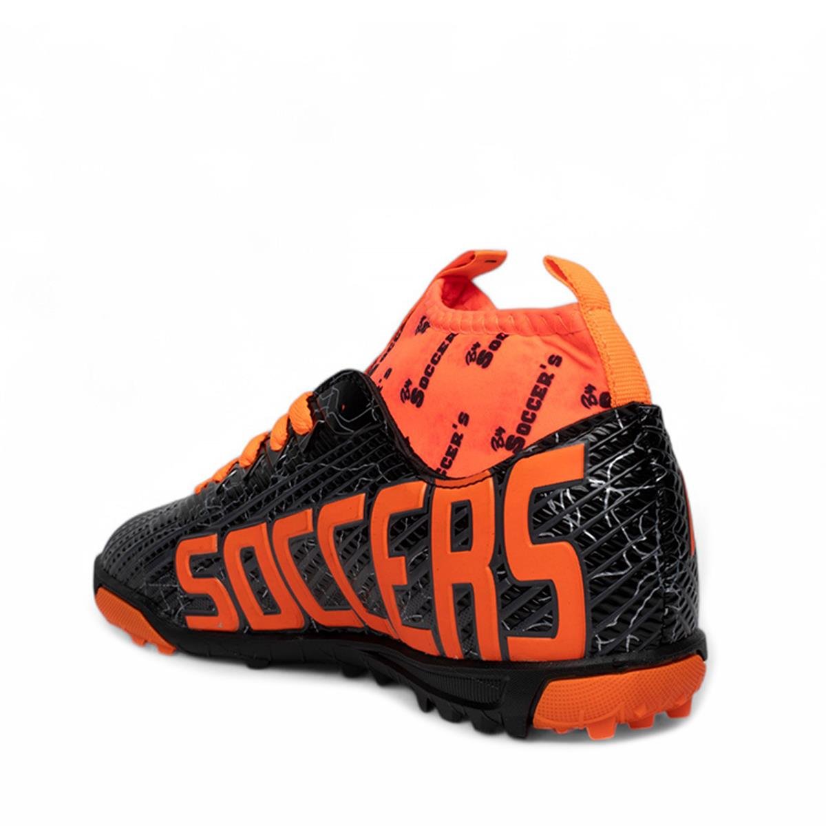 By Soccer'sBy Soccers Erkek F35 Halı Saha Siyah Oranj