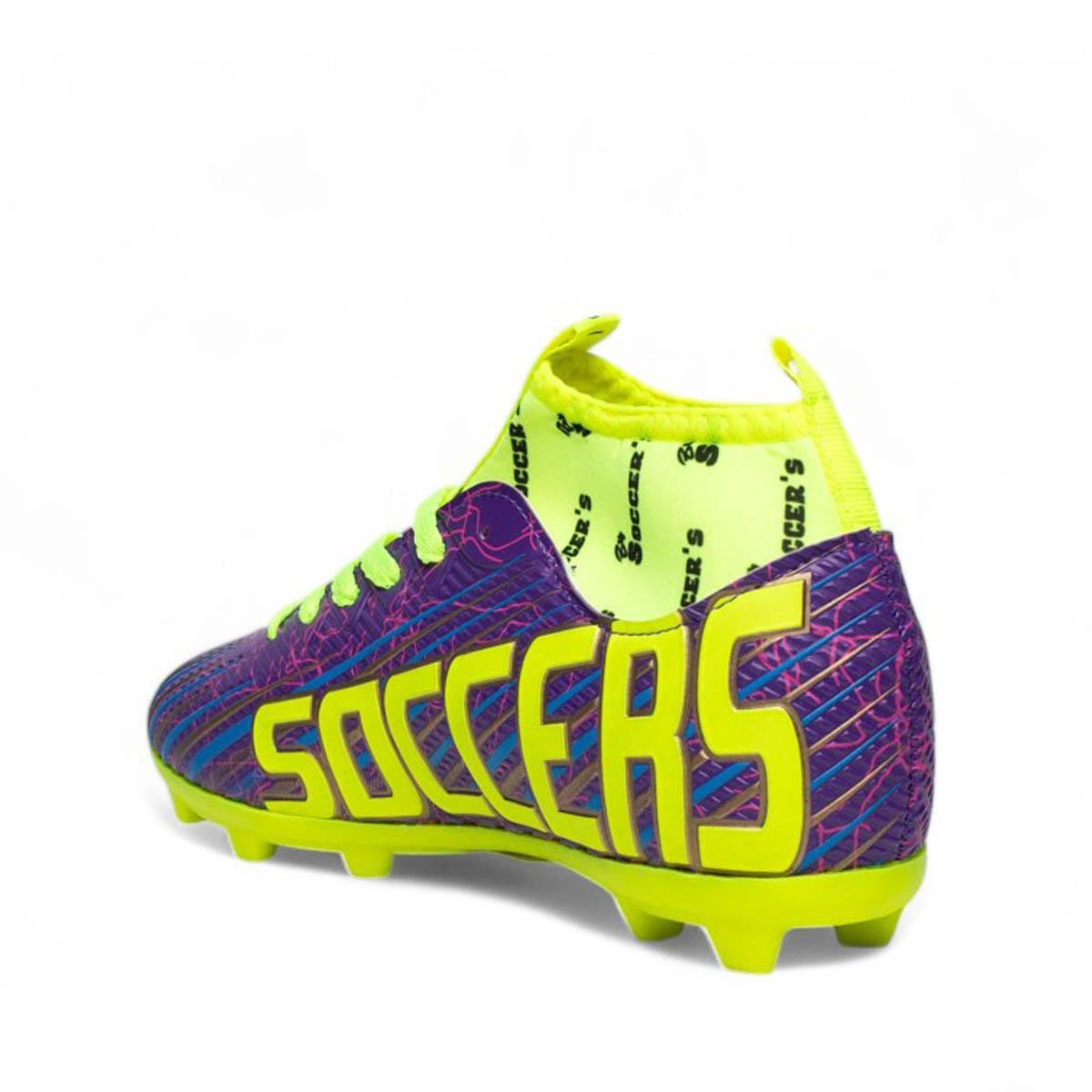 By Soccer'sBy Soccers Erkek F35 Krampon Mor Sarı
