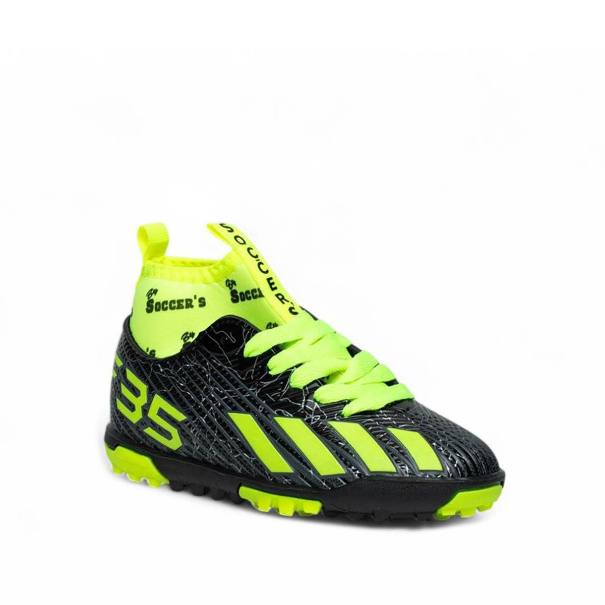 By Soccer'sBy Soccers Filet Halı Saha F35 Siyah Sarı