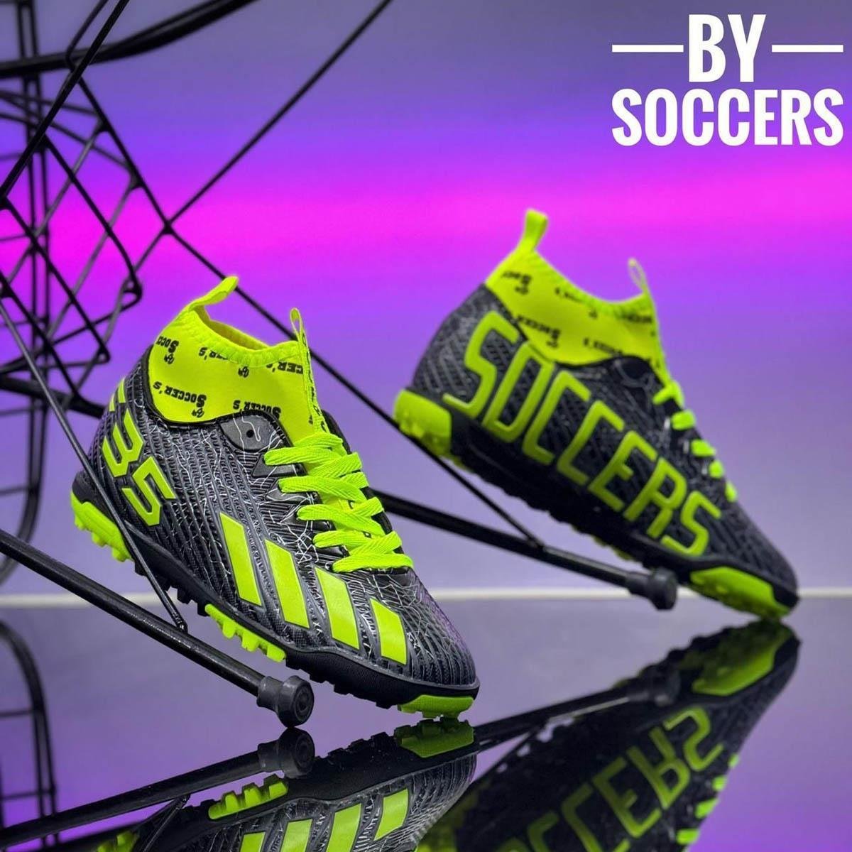 By Soccer'sBy Soccers Filet Halı Saha F35 Siyah Sarı