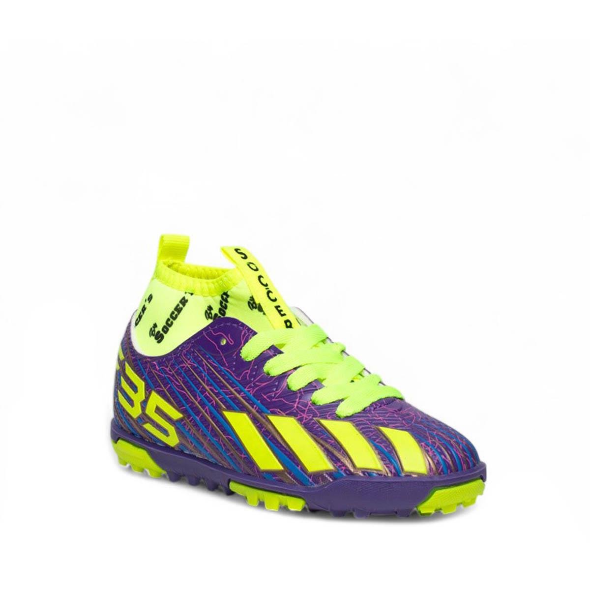 By Soccer'sBy Soccers Filet Halı Saha F35 Mor Sarı