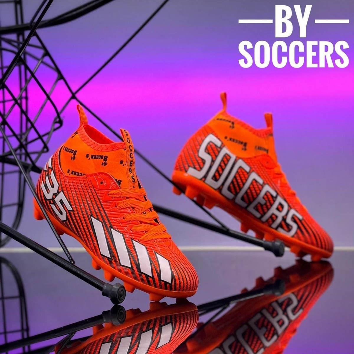 By Soccer'sBy Soccers Filet Krampon F35 Oranj Beyaz