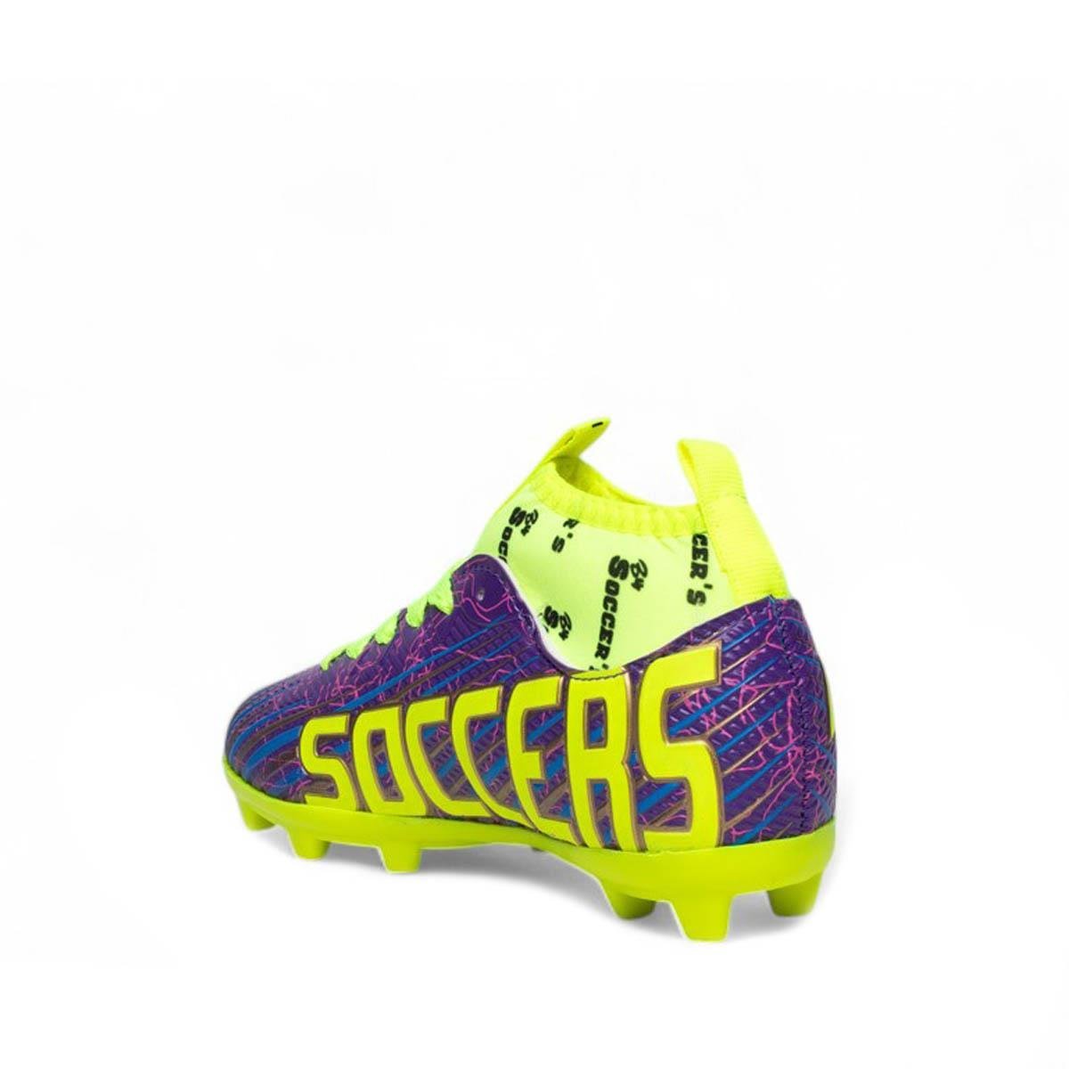 By Soccer'sBy Soccers Filet Krampon F35 Mor Sarı