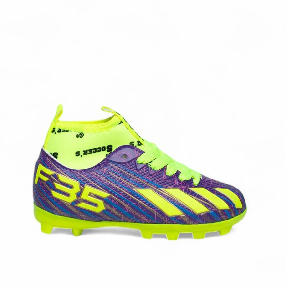 By Soccer'sBy Soccers Patik Krampon F35 Mor Sarı