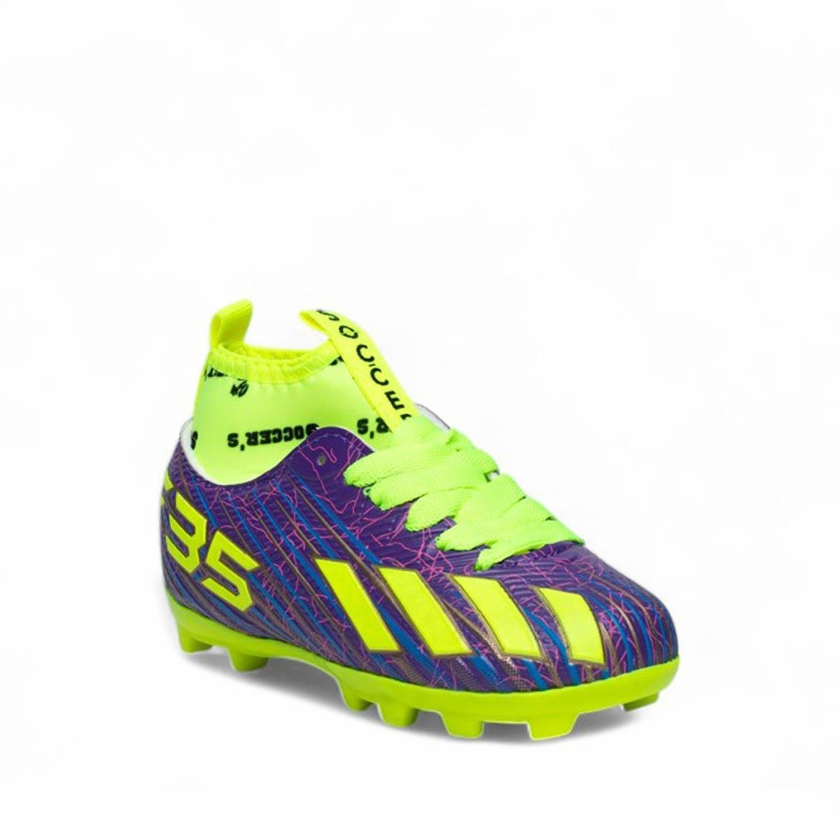 By Soccer'sBy Soccers Patik Krampon F35 Mor Sarı