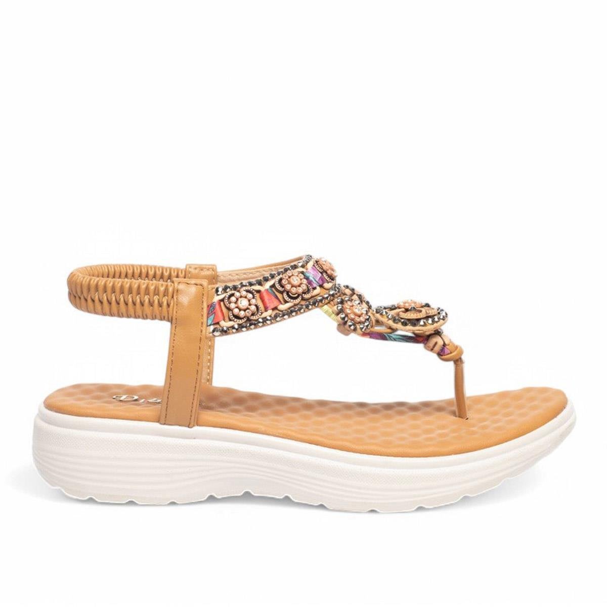 Diva ModDiva Mod Zenne Günlük Sandalet 09 Taba