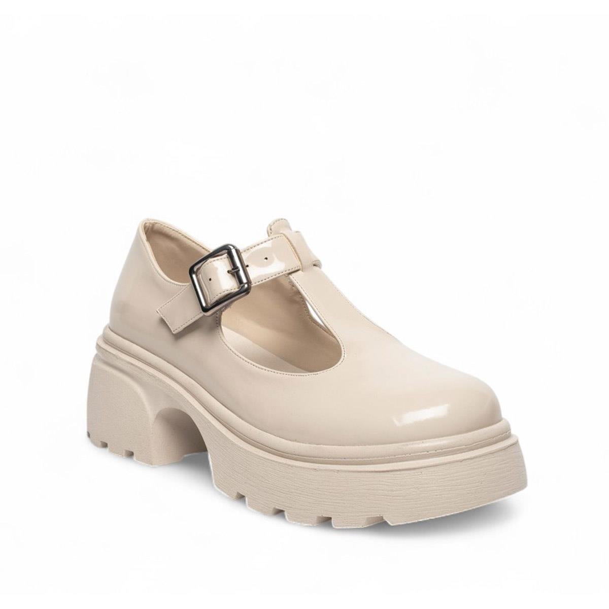 Diva ModDiva Mod Zenne Loafer Ayakkabı 2900 Rugan Bej