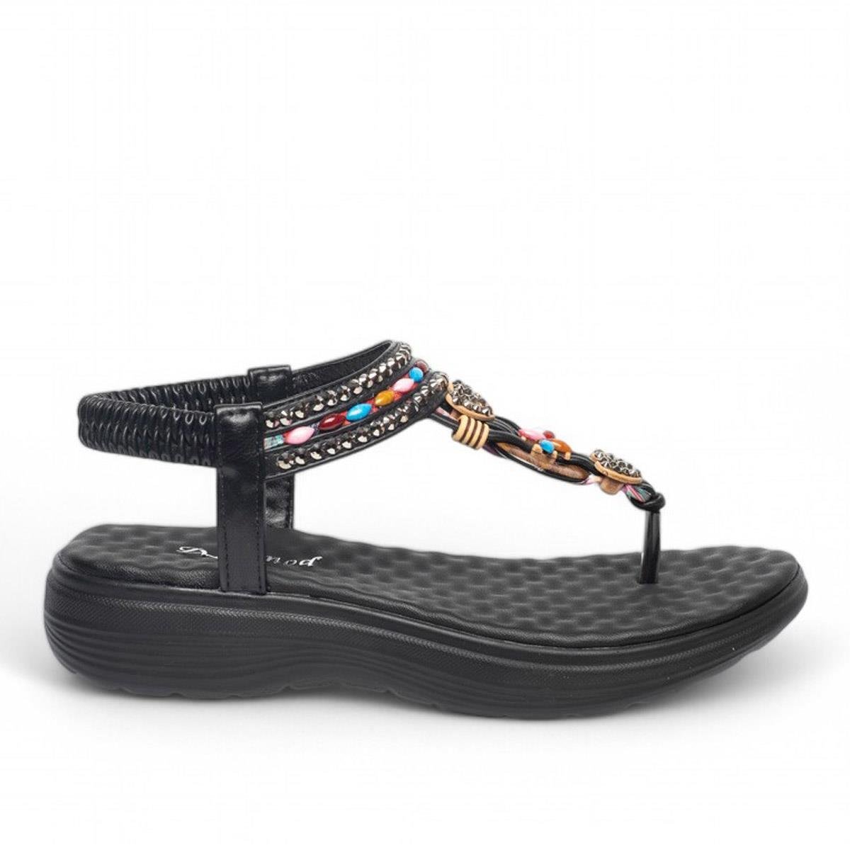Diva Mod Zenne Günlük Sandalet 07 Siyah