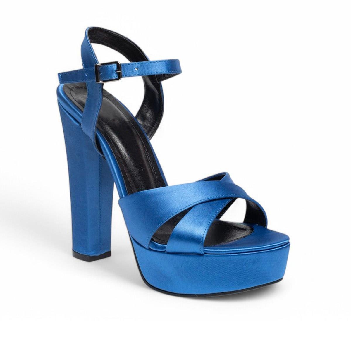 Genel MarkalarGenel Zenne Platform Abiye 313 Saten Saks Mavi