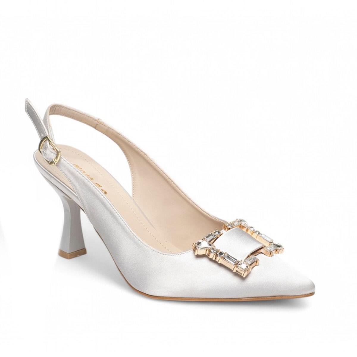 Genel MarkalarGenel Zenne Stiletto 051 Saten Gümüş