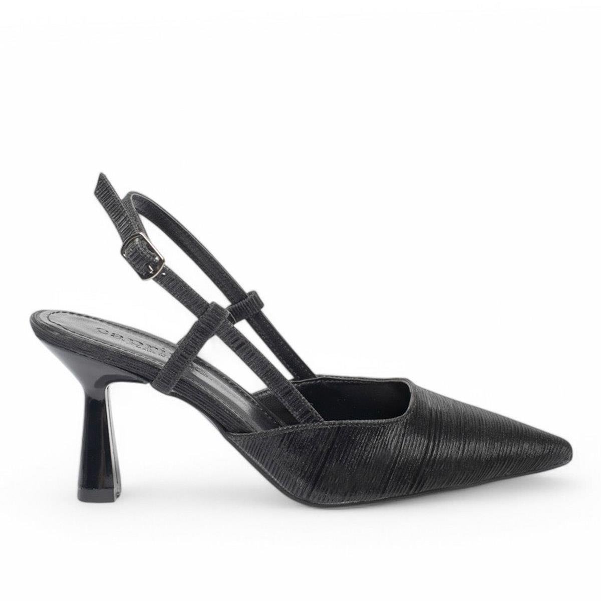 Genel MarkalarGenel Zenne Stiletto 402 Parlak Çizgili Siyah