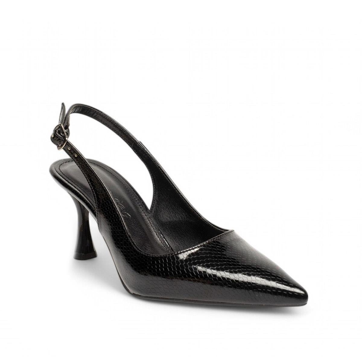 Genel MarkalarGenel Zenne Stiletto 418 Rugan Kroko Siyah