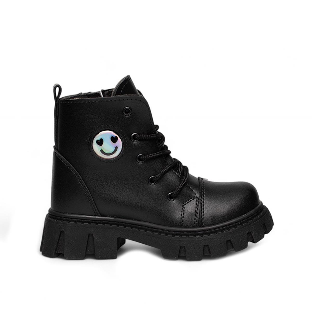 KidskidsKidskids Filet Bot 486 Cilt Gülen Yüz Siyah