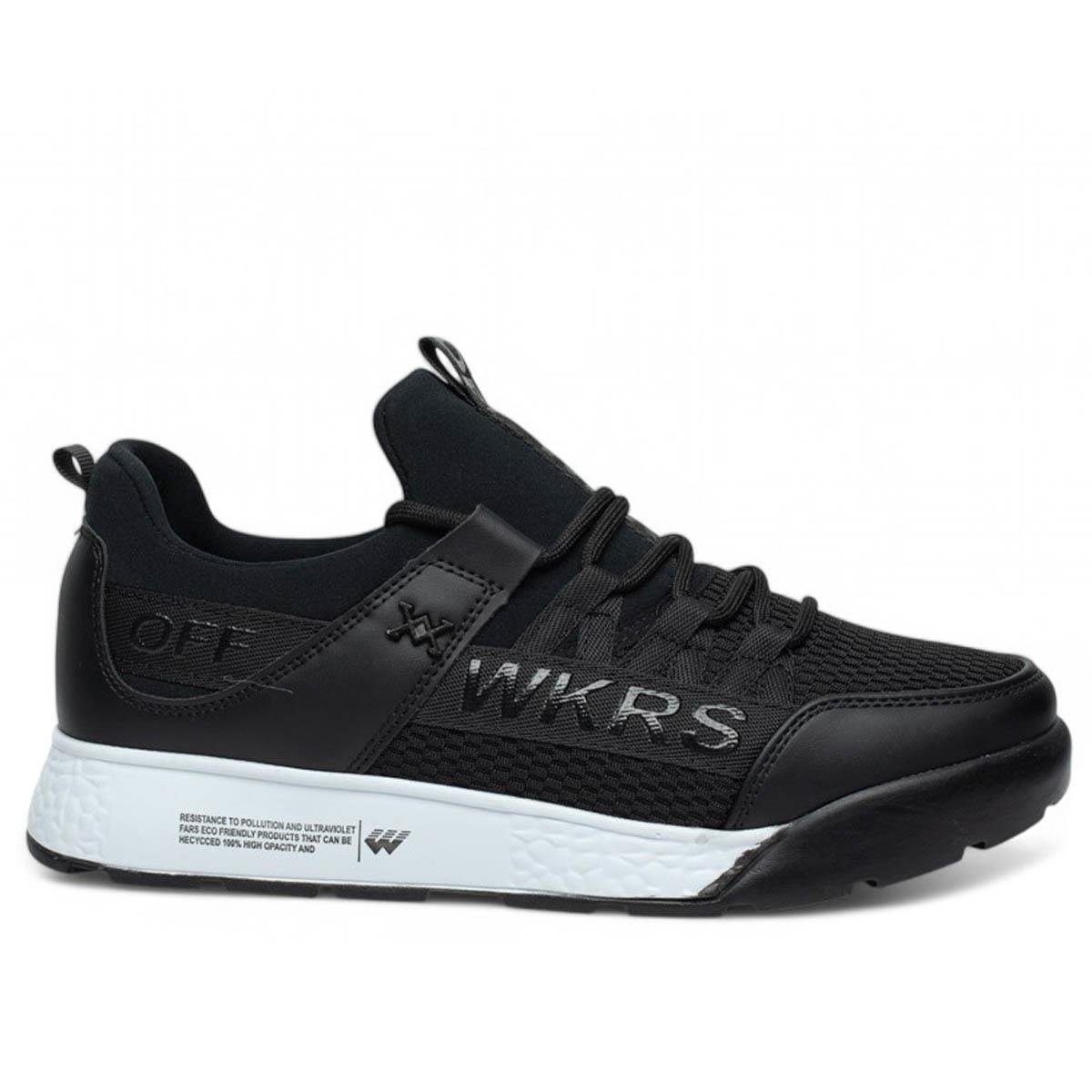 WickersWickers Erkek 2300 Anorak Siyah Beyaz