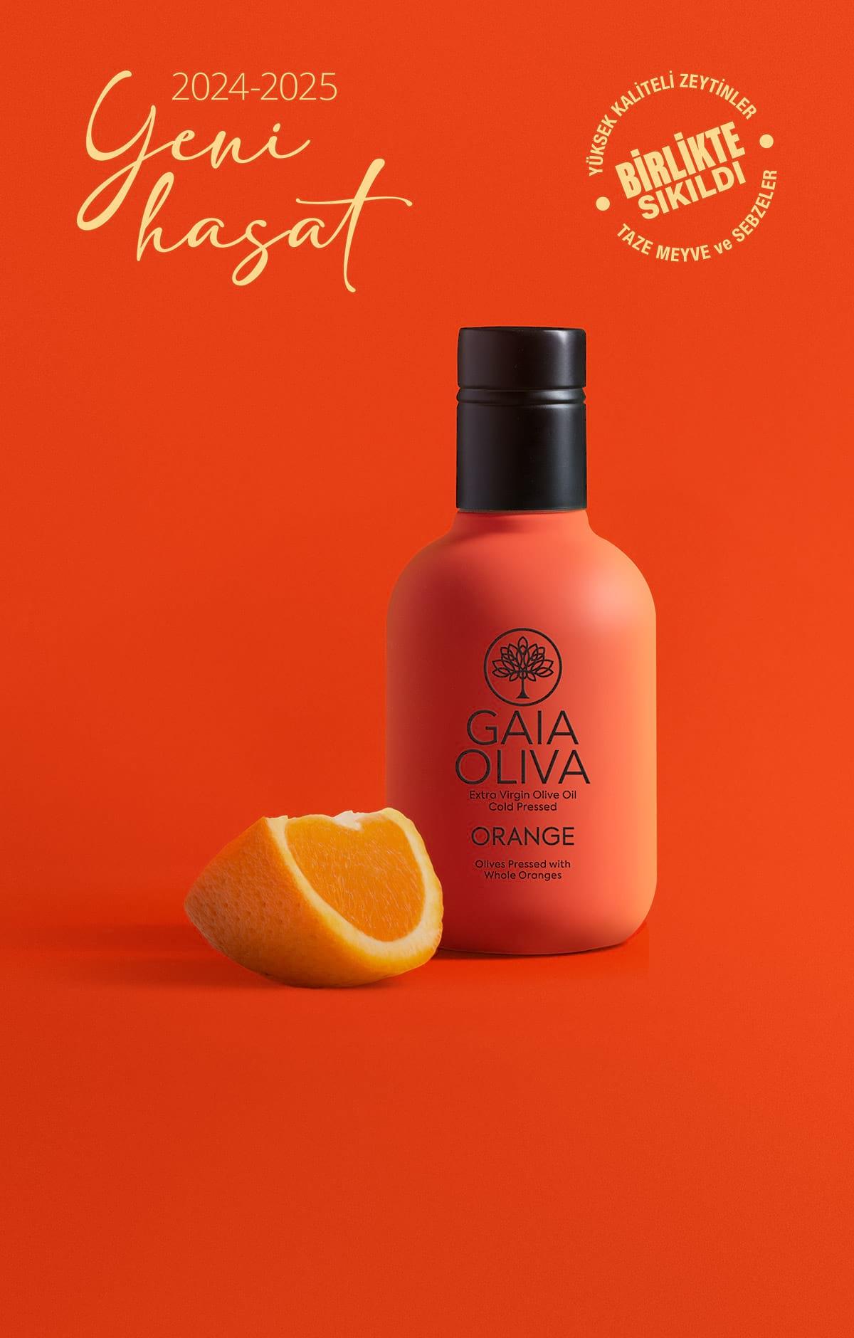 Portakal Çeşnili 250 ml Natürel Sızma Zeytinyağı (Yeni Hasat)