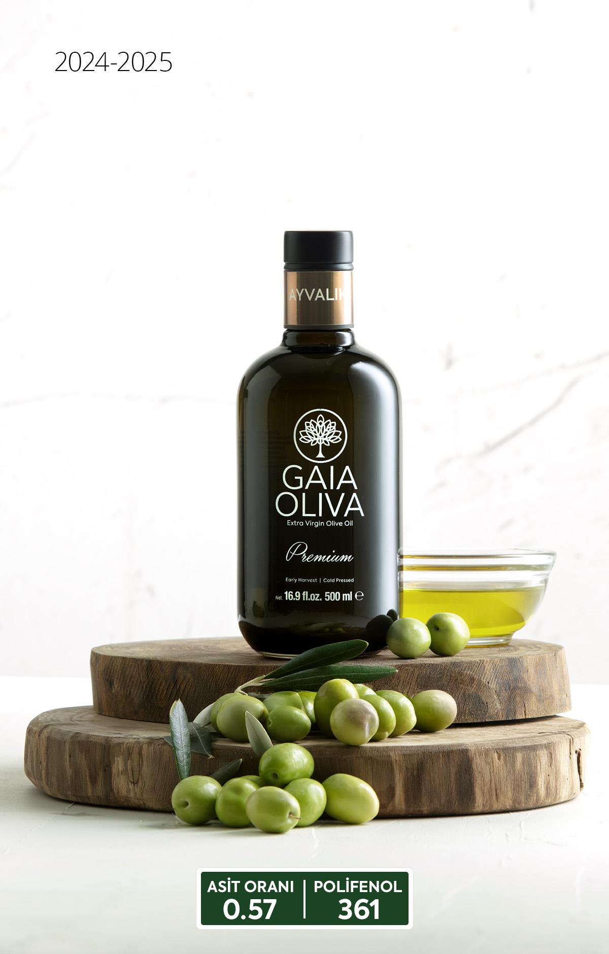 Ödüllü Premium Ayvalık 500 ml Erken Hasat Natürel Sızma Zeytinyağı (Yeni Hasat)