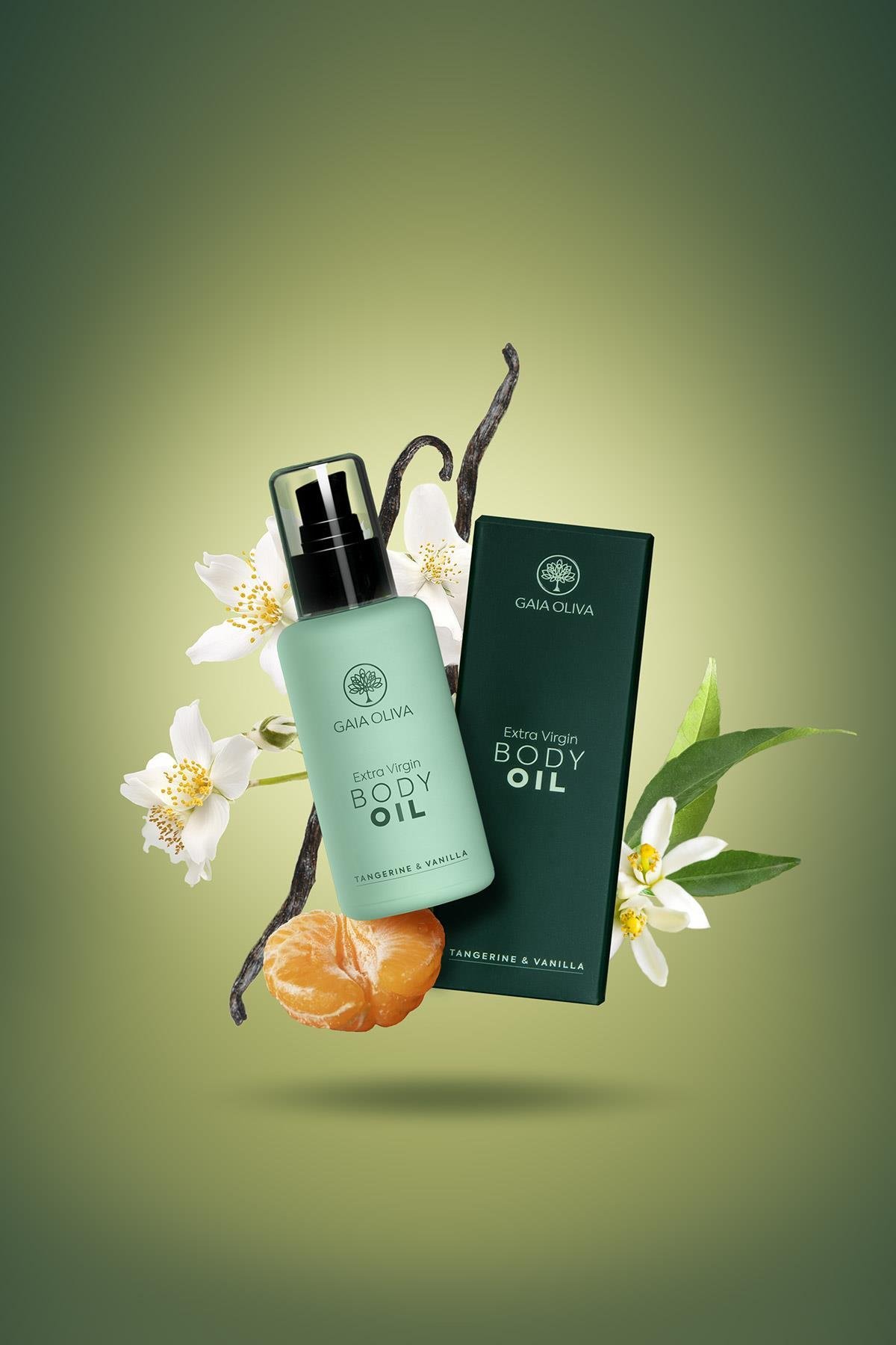 Mandalina, Vanilya ve Zeytinyağlı Besleyici Vücut Yağı 100 ml