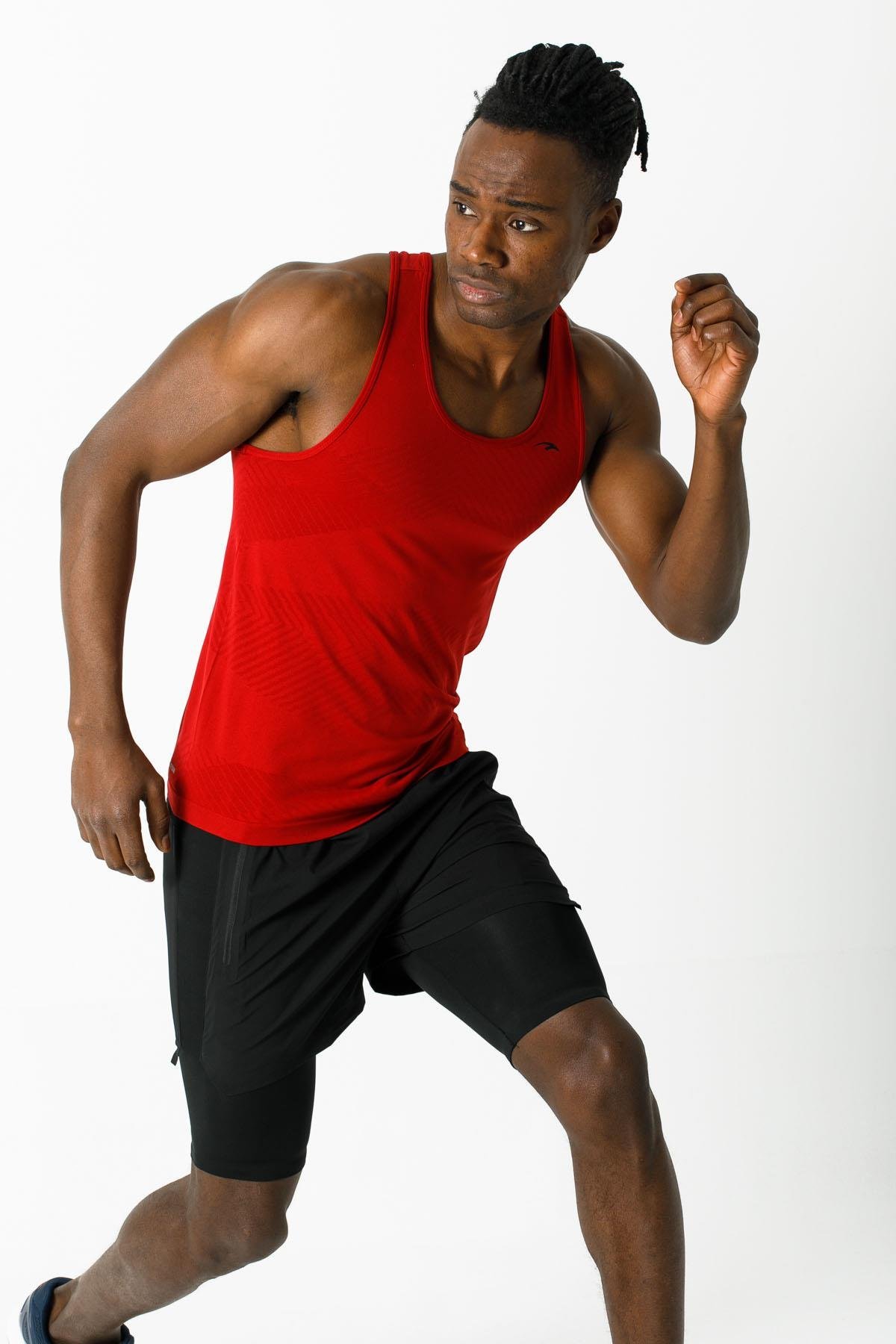 Maraton Active Ekstra Slim Erkek Atlet Yaka  Kolsuz Training Atlet 824011