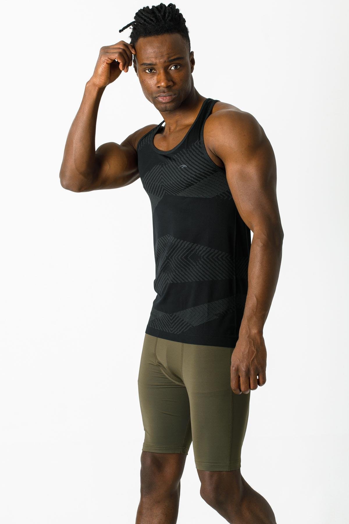 Maraton Active Ekstra Slim Erkek Atlet Yaka  Kolsuz Training Atlet 824011