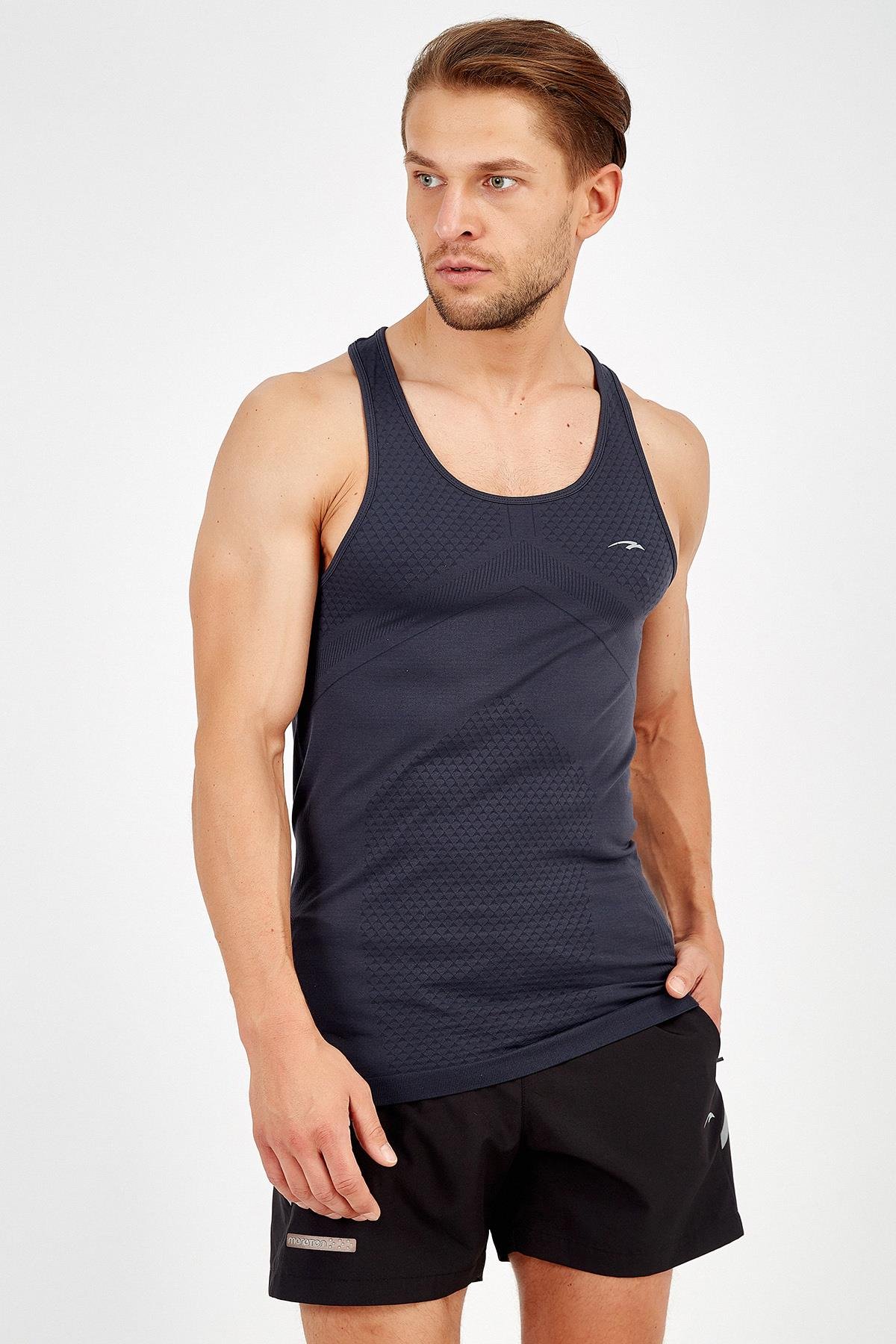 Maraton Active SlimFit Erkek Atlet Yaka  Kolsuz Training Atlet 824002