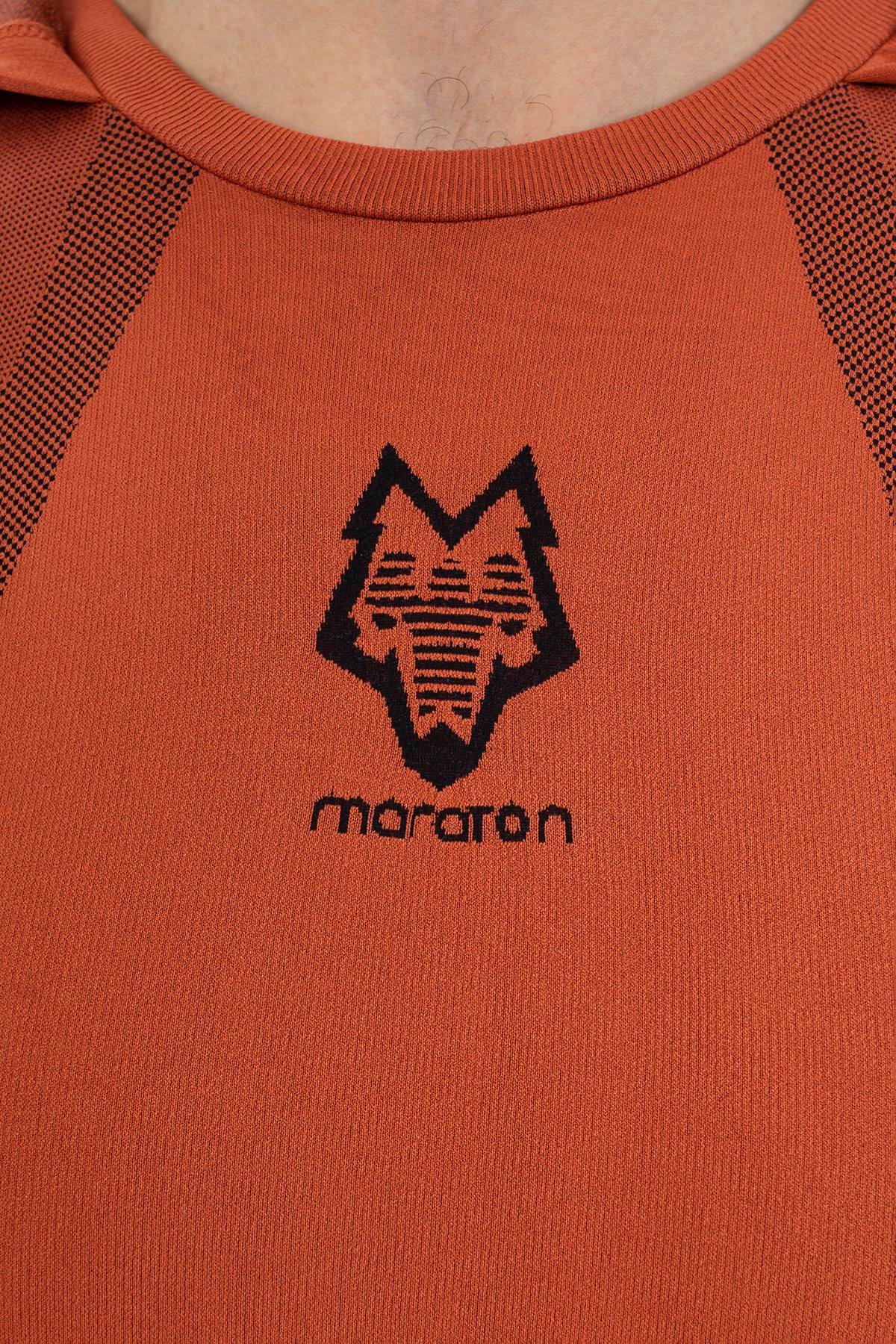 Maraton Active SlimFit Erkek Kapşonlu  Uzun Kol Koşu Sweatshirt 826029