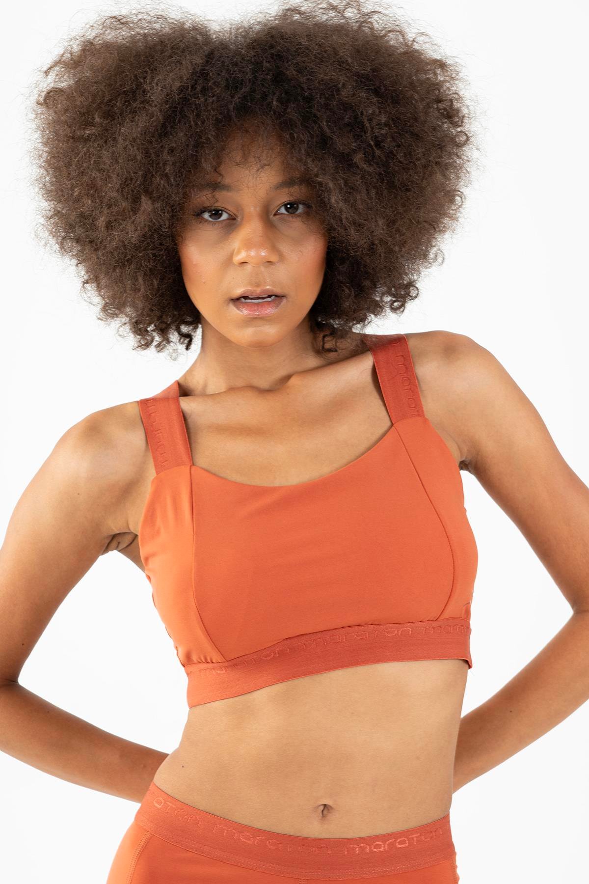 Maraton Active SlimFit Kadın Atlet Yaka  Kolsuz Fitness Bra 22128