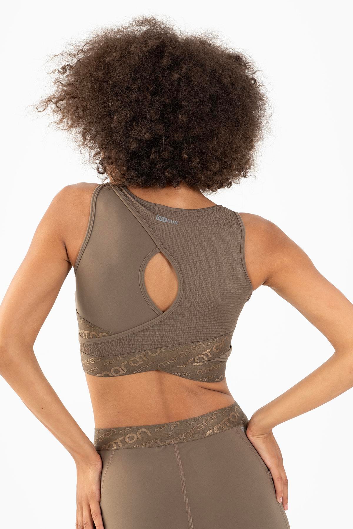 Maraton Active SlimFit Kadın Atlet Yaka  Kolsuz Fitness Bra 21972