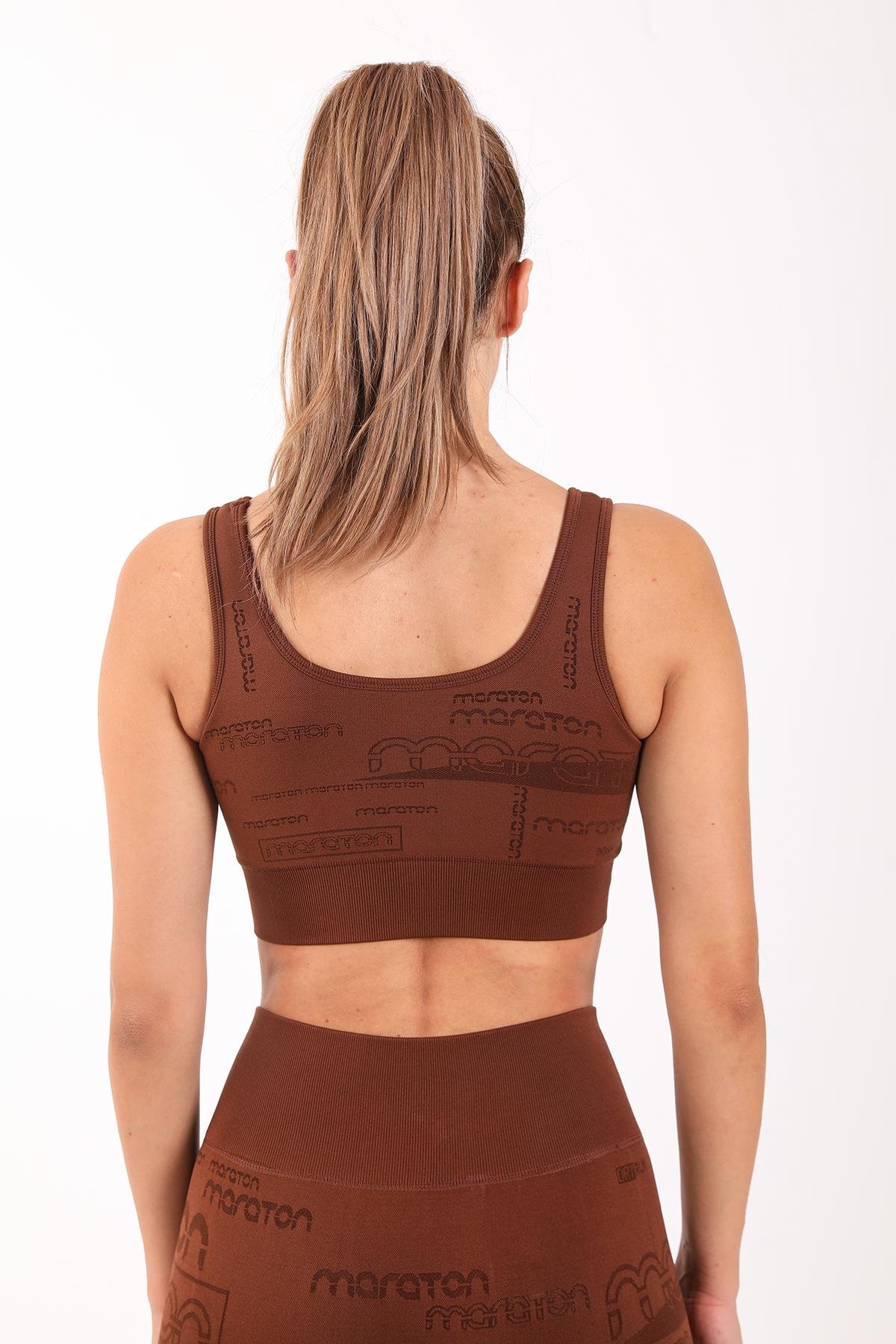 Maraton Active SlimFit Kadın Atlet Yaka  Kolsuz Koşu Bra 813065