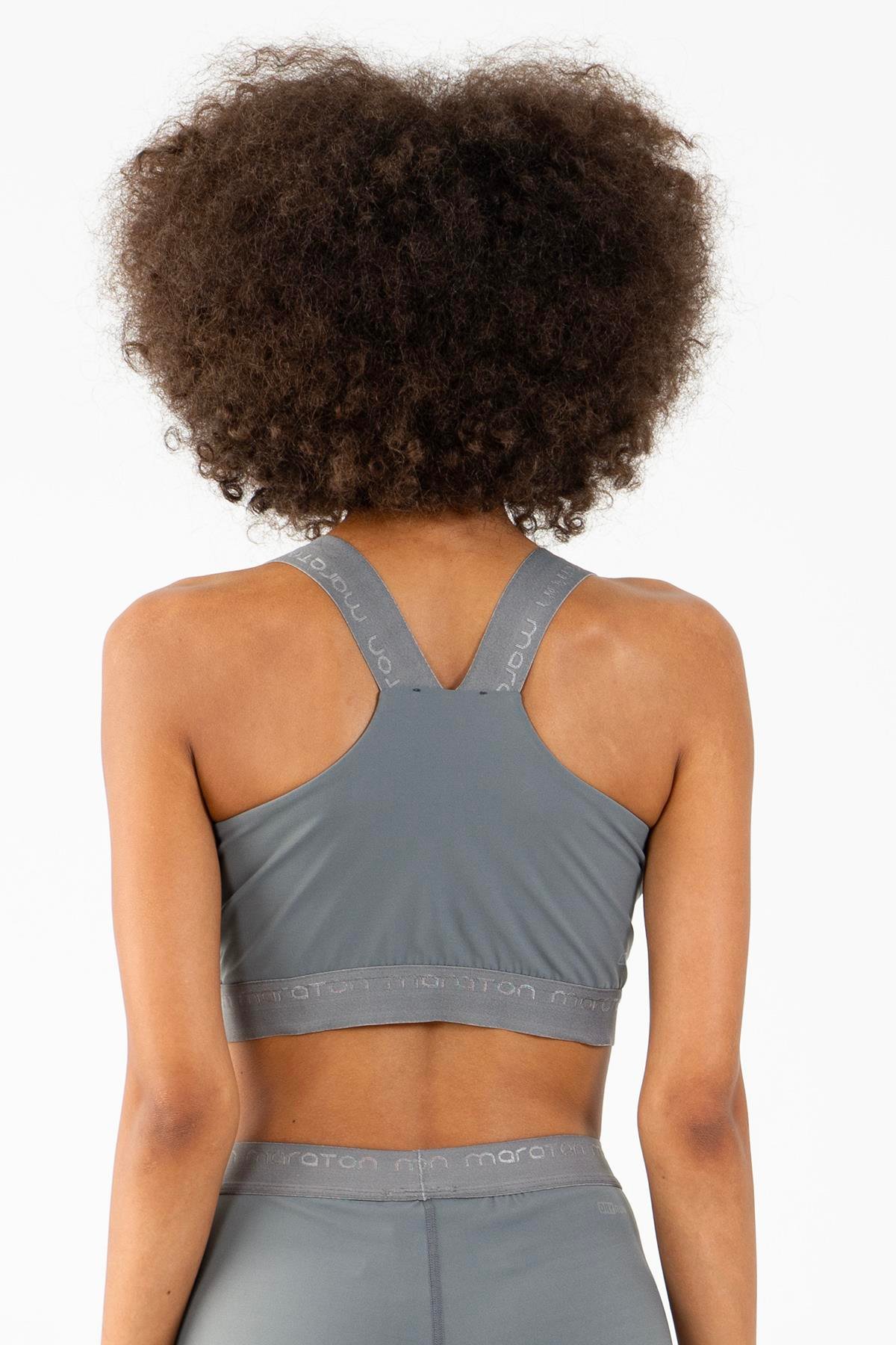 Maraton Active SlimFit Kadın Atlet Yaka  Kolsuz Fitness Bra 22128