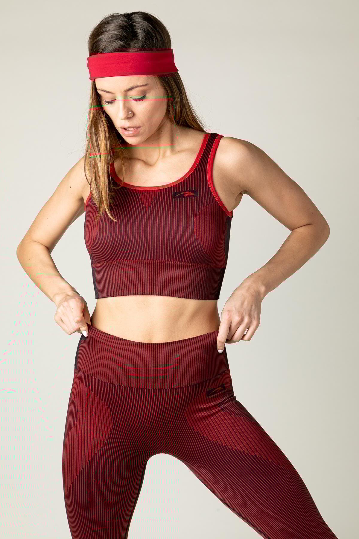 Maraton Active SlimFit Kadın Bisiklet Yaka  Kolsuz Spor Bra 813055