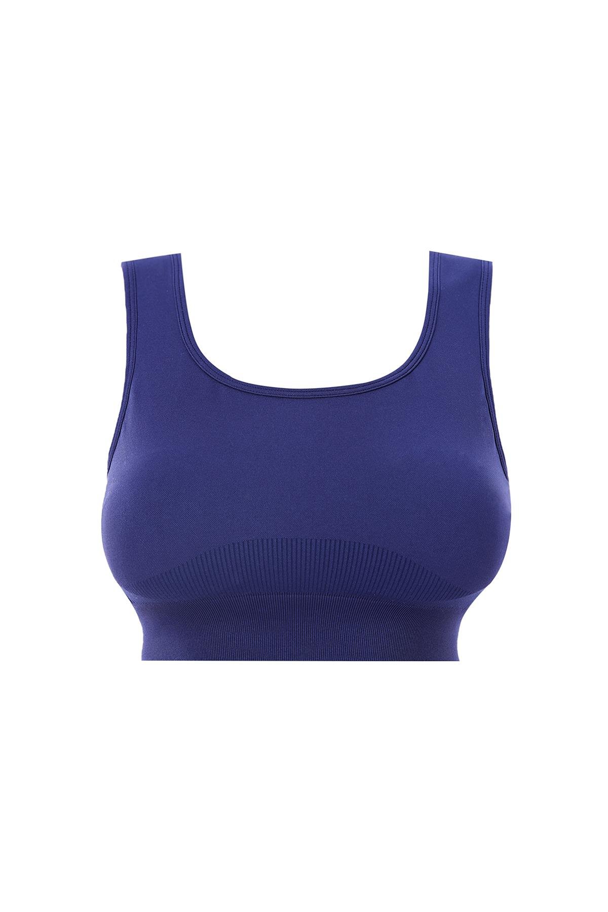 Maraton Active SlimFit Kadın Düz Yaka  Kolsuz PERFORMANS  Bra 813100