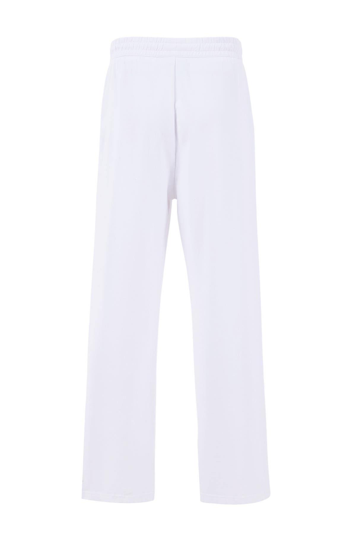 Maraton CASUAL Comfort Kadın  Bol Paça  HYPE Beyaz Eşofman Altı 23872