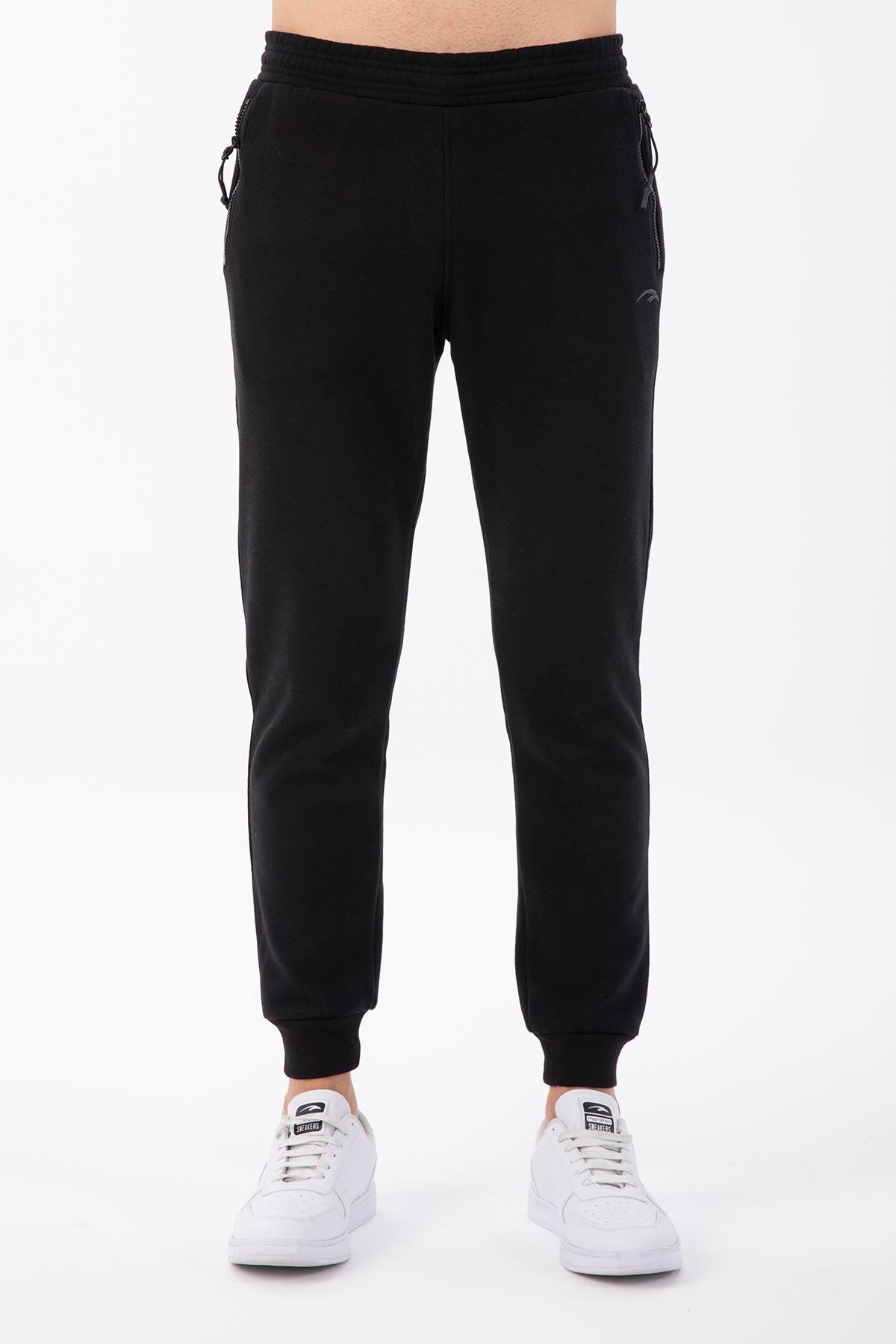 Maraton Sportswear Comfort Erkek Kapşonlu  Uzun Kol Basic Eşofman Takımı 20212