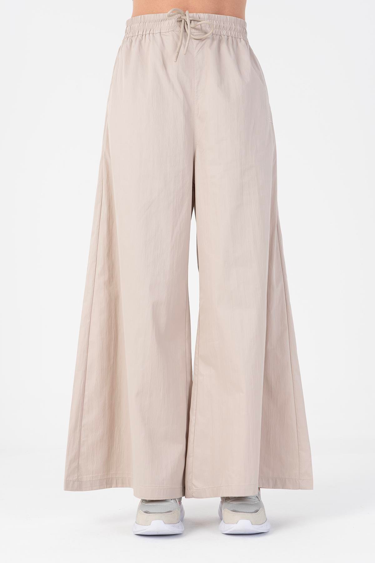 Maraton Sportswear Comfort Kadın  Bol Paça  Basic  Pantolon 23004