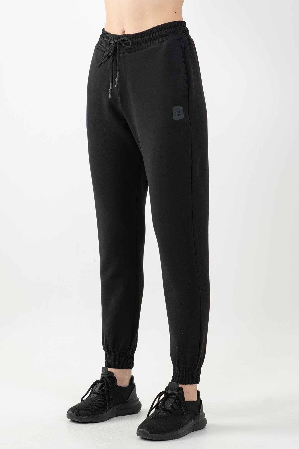 Maraton Sportswear Comfort Kadın  Dönüşlü Paça  Basic Eşofman Altı 22163