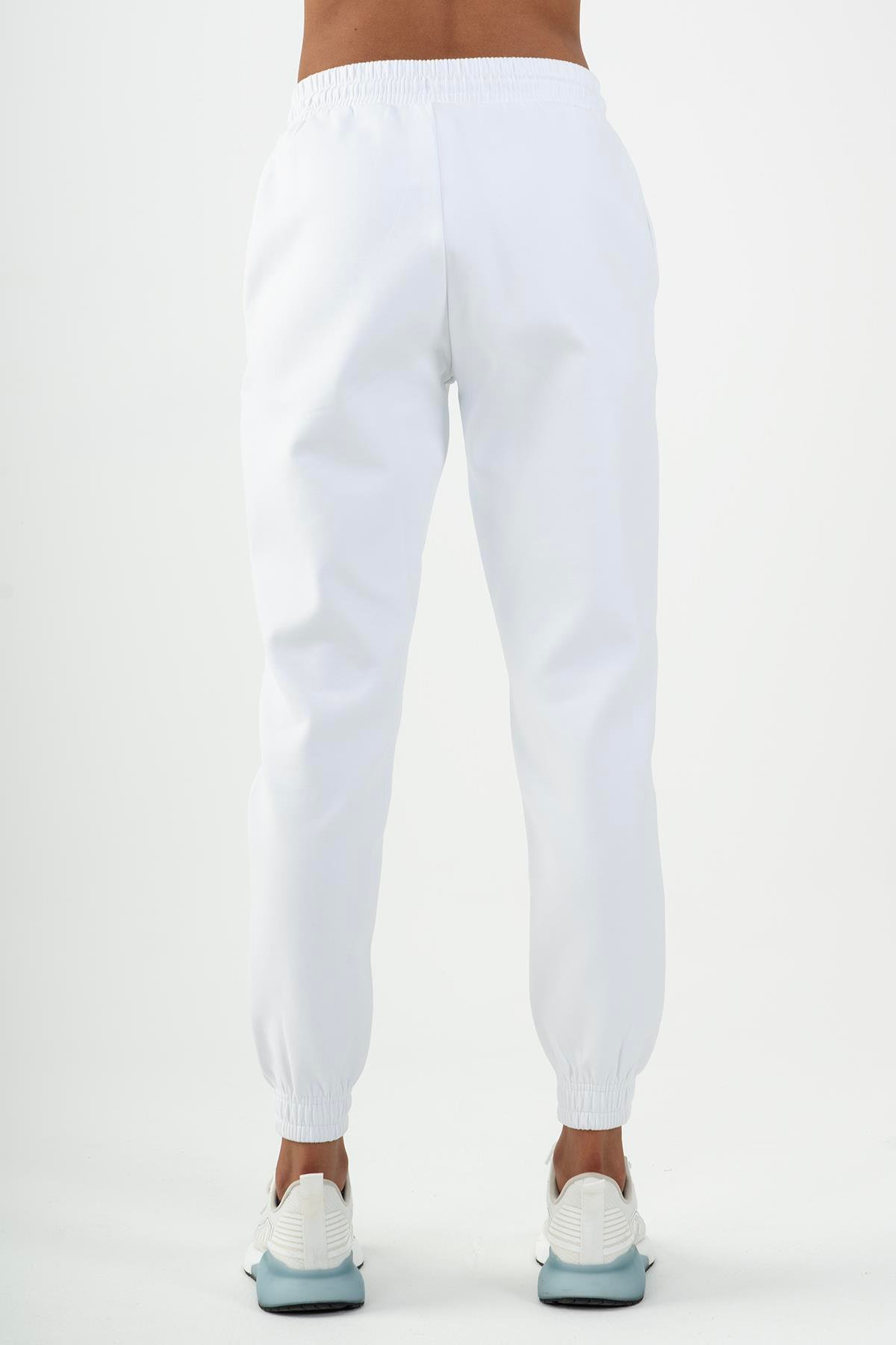 Maraton Sportswear Comfort Kadın  Dönüşlü Paça  Basic Eşofman Altı 22163