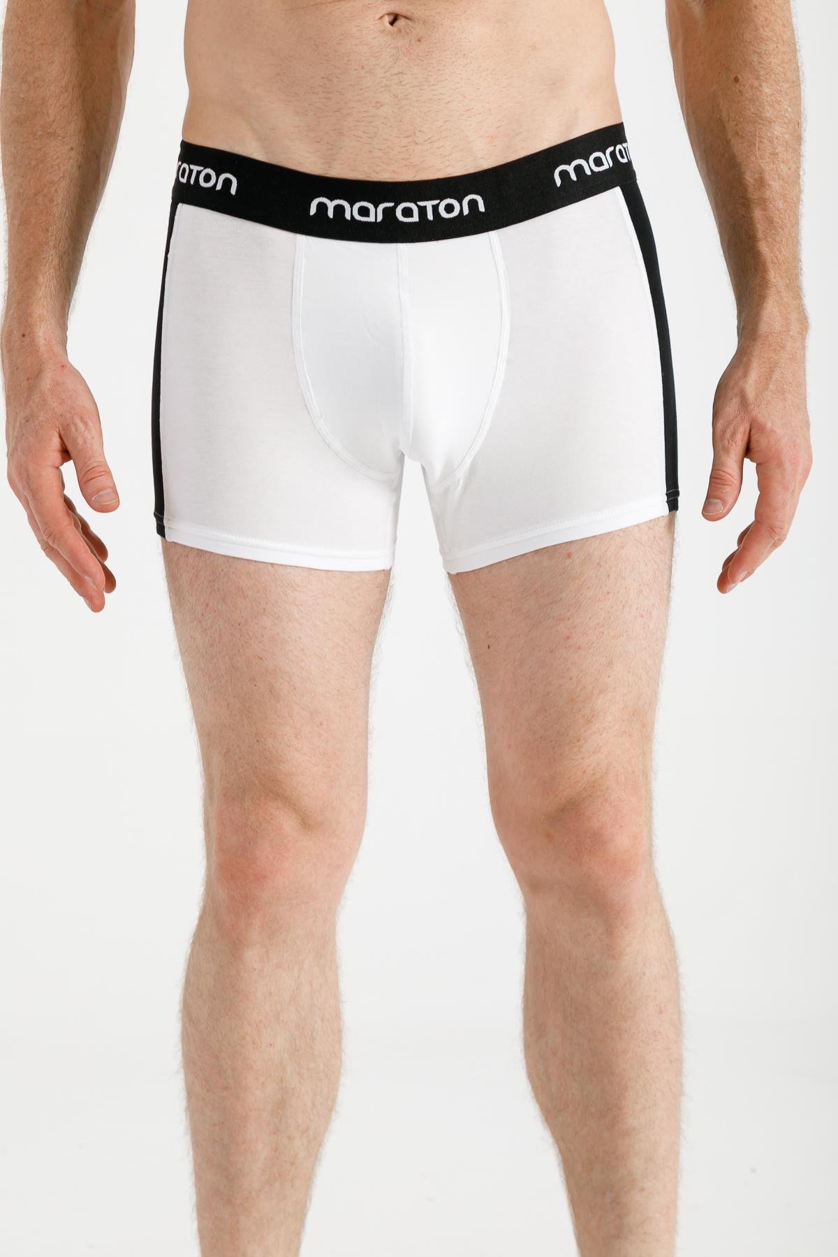 Maraton Sportswear Ekstra Slim Erkek  Düz Paça  Basic Boxer 20395