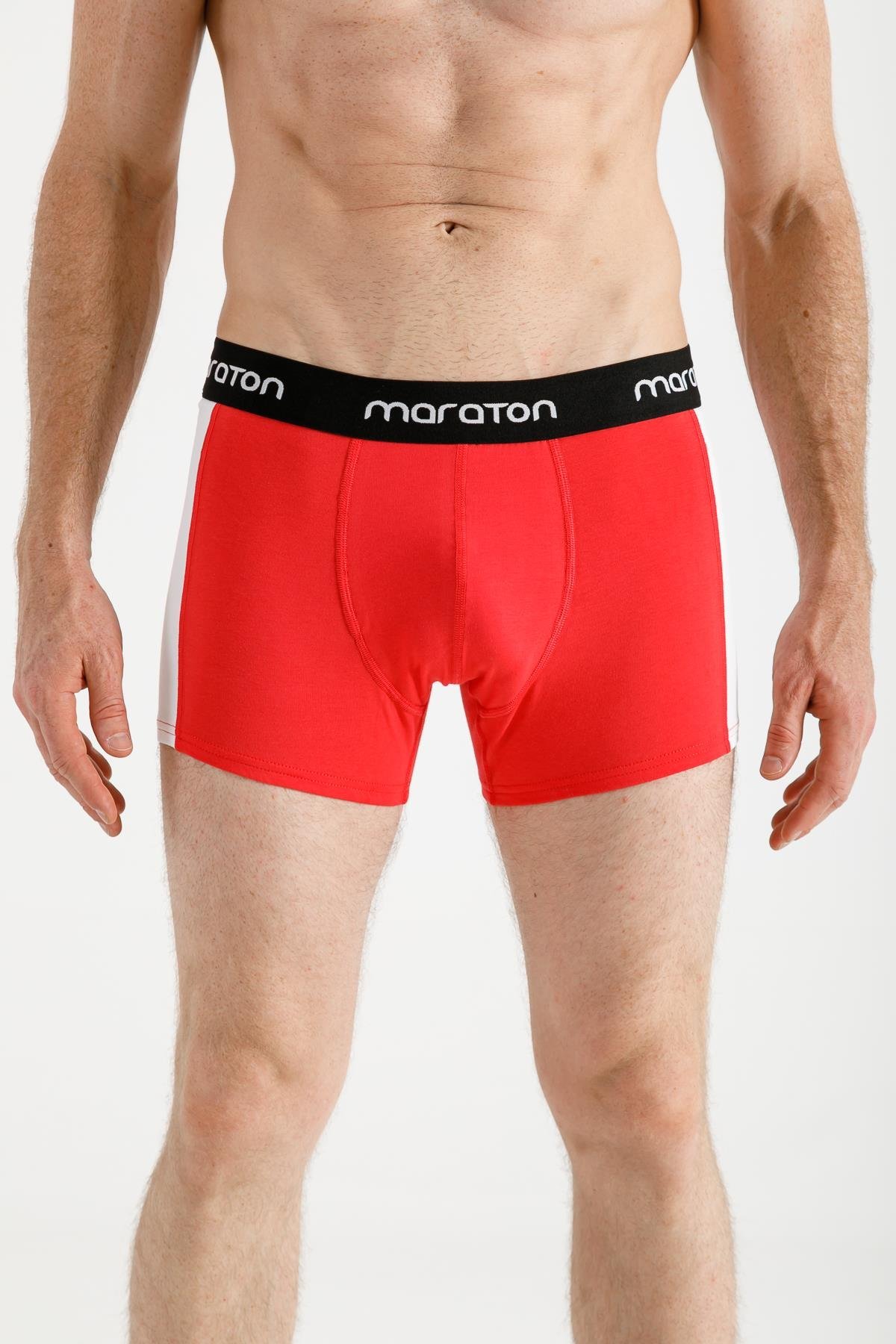 Maraton Sportswear Ekstra Slim Erkek  Düz Paça  Basic Boxer 20395