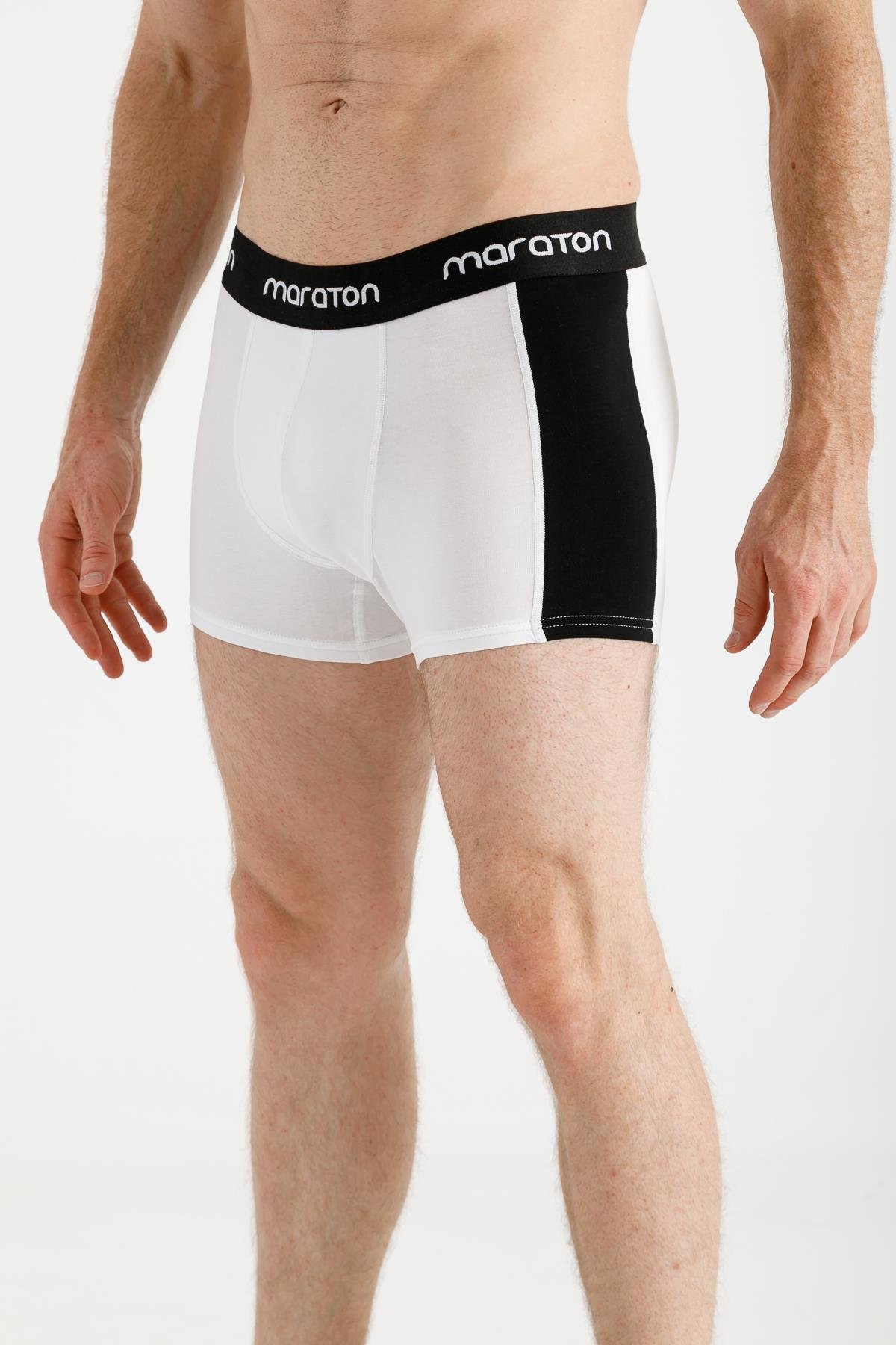 Maraton Sportswear Ekstra Slim Erkek  Düz Paça  Basic Boxer 20395