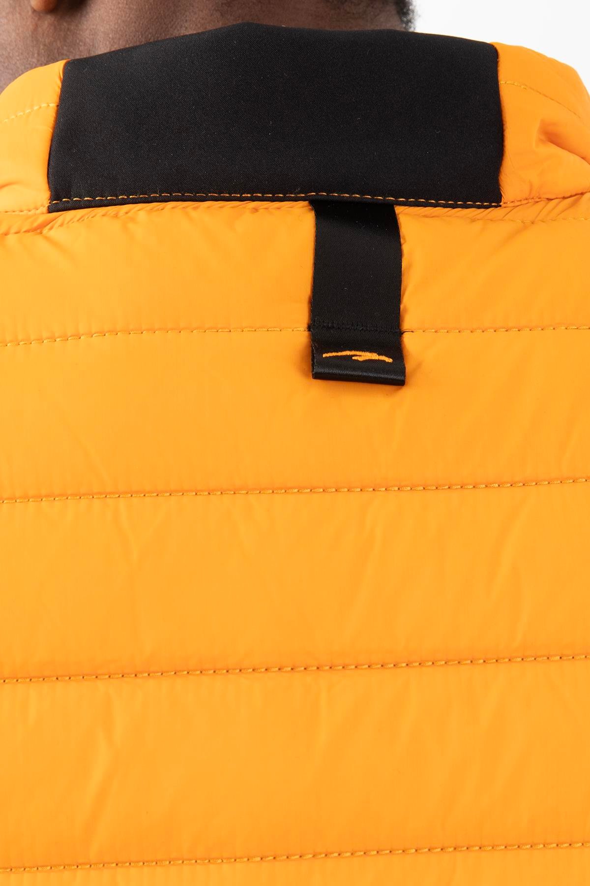 Maraton Sportswear Regular Erkek Dik Yaka  Kolsuz Basic Safran Yelek 21517