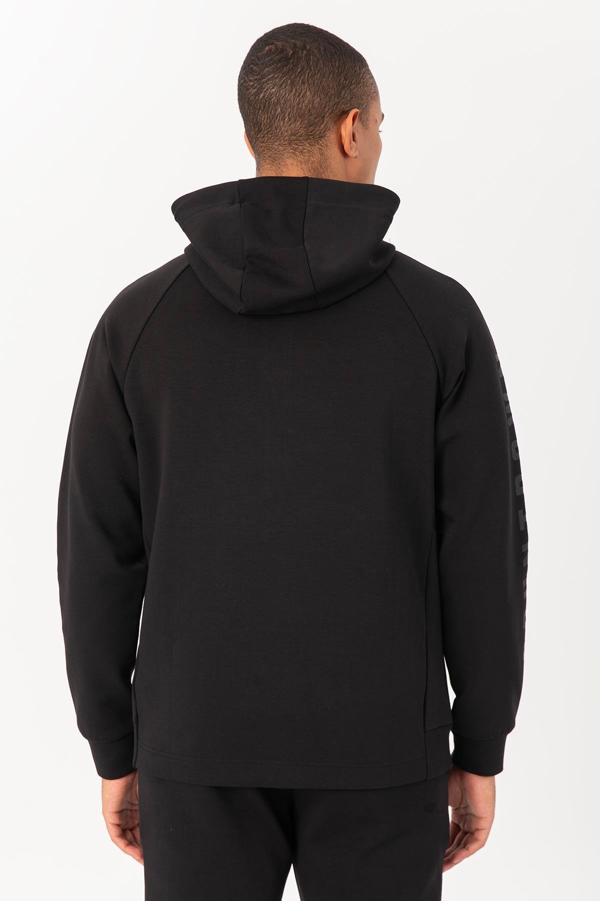 Maraton Sportswear Regular Erkek Dik Yaka  Reglan Kol Basic Eşofman Üstü 22397
