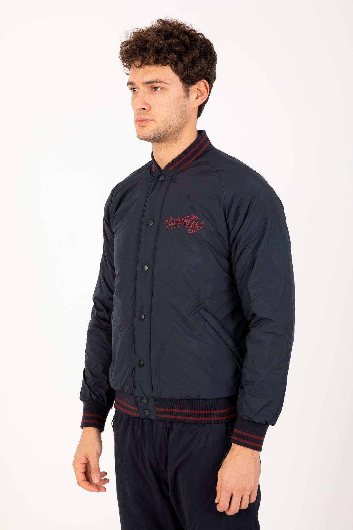 Maraton Sportswear Regular Erkek Hakim Yaka  Uzun Kol  Mont 21379