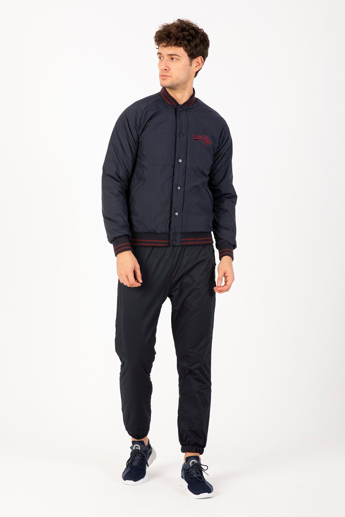 Maraton Sportswear Regular Erkek Hakim Yaka  Uzun Kol  Mont 21379